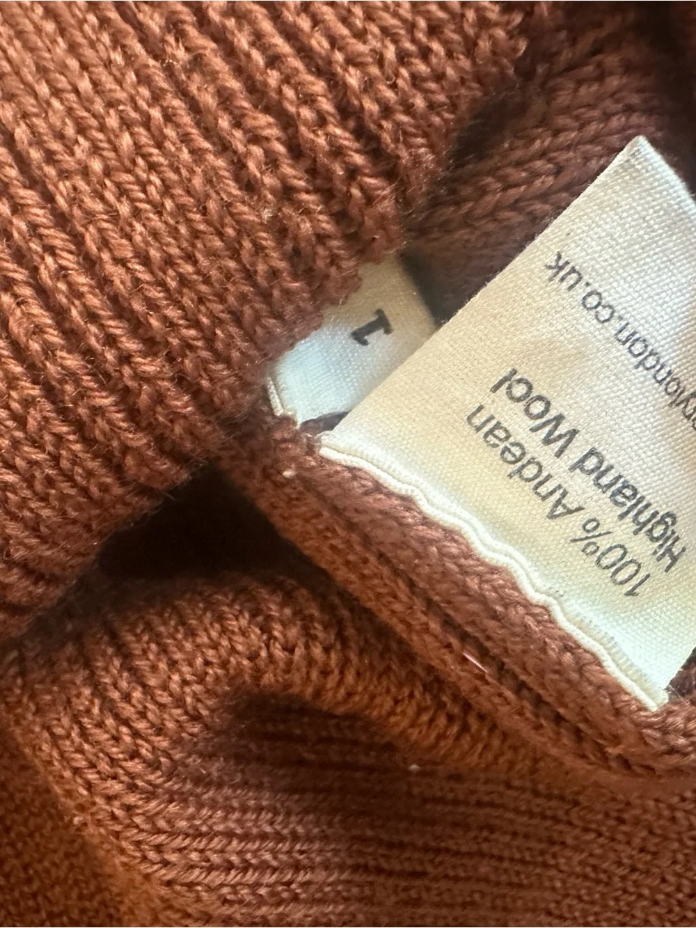 Jaggery London Ribbed Wool Cardigan - Picture 3 of 3